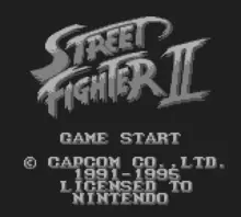 Image n° 4 - screenshots  : Street Fighter II - The World Warrior